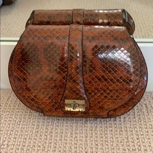 Snake skin purse